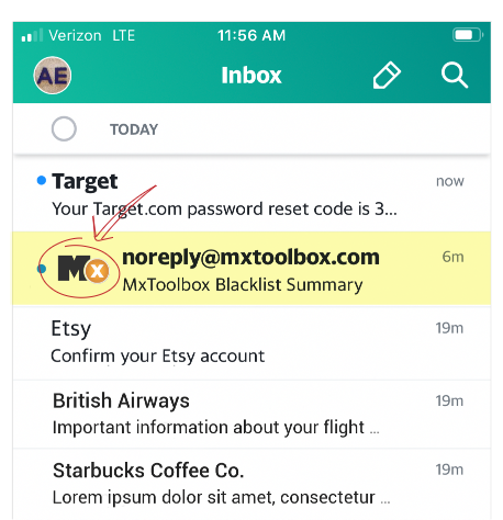 BIMI Logo in Inbox